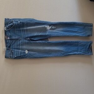 Torrid Blue Ripped/Distressed Boyfriend Jeans Size 20XT